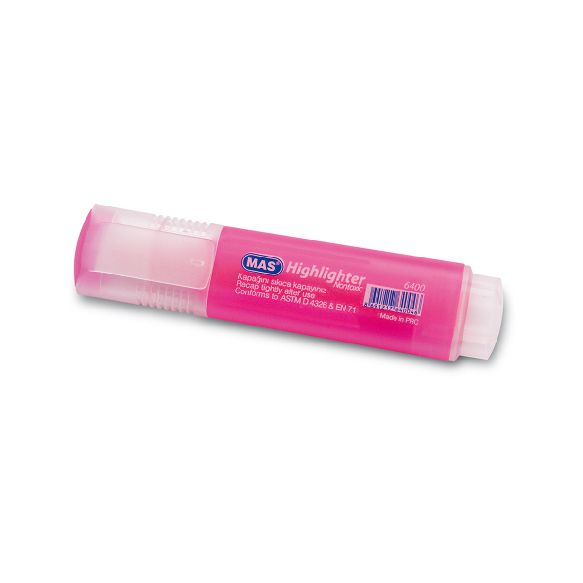 Mas Fosforlu Kalem Pembe 6400