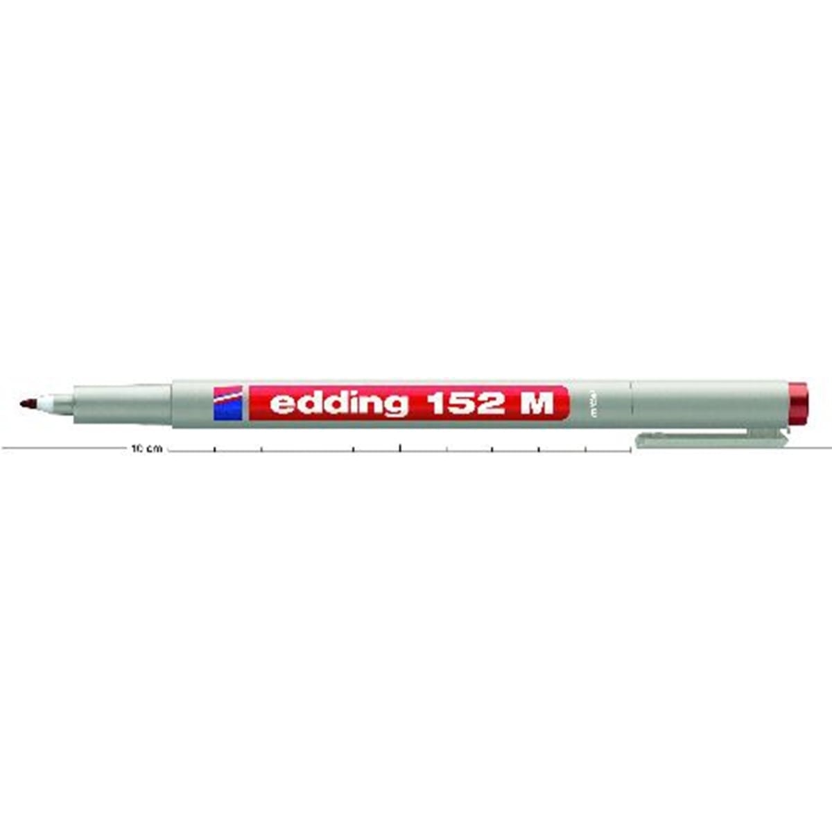 Edding e-152m asetat kalemi kırmızı