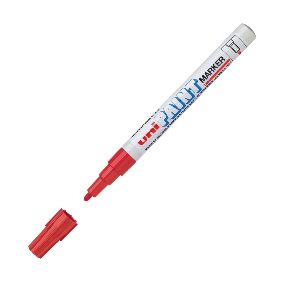 Uni-ball px-21 kırmızı paint markör