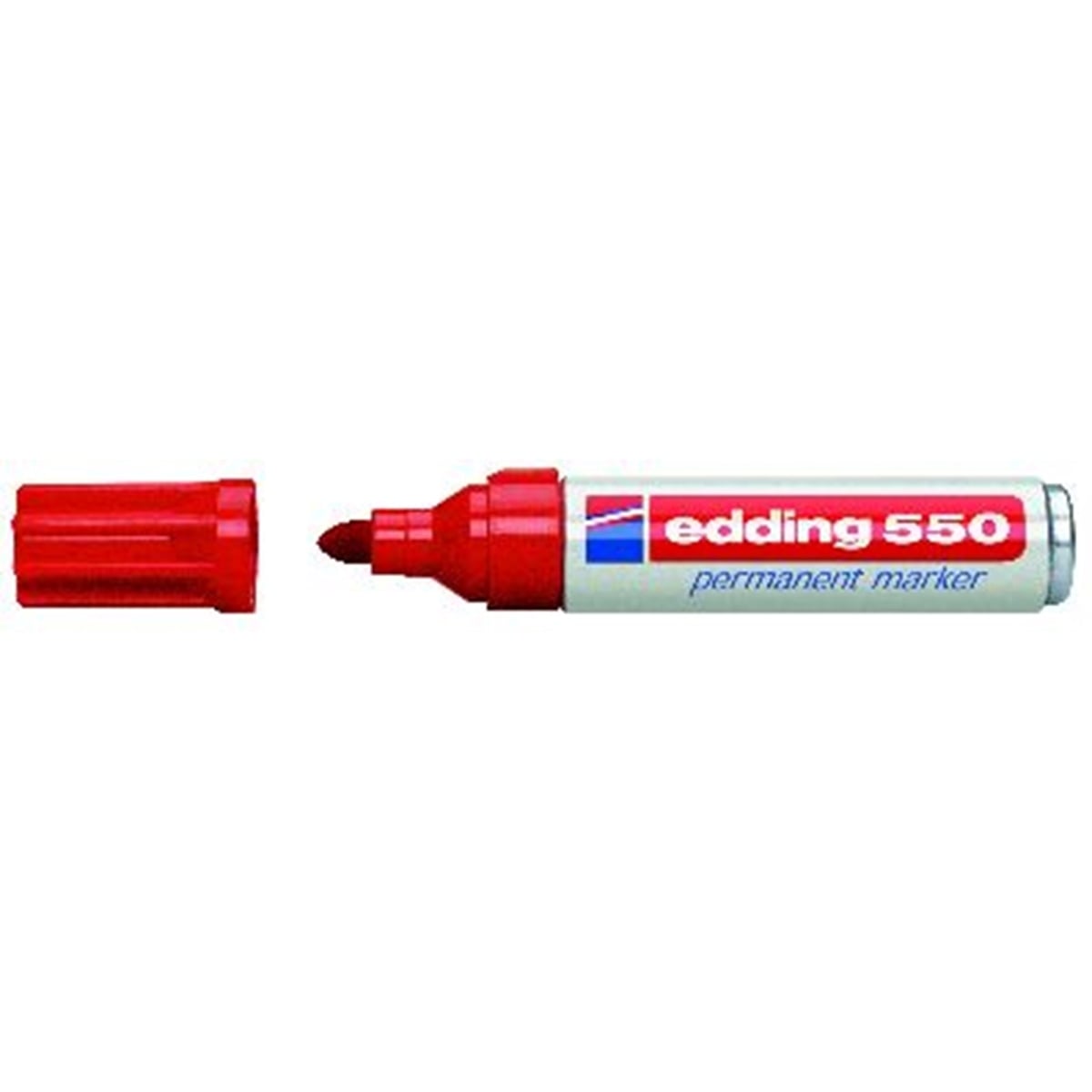 Edding e-550 permanent markör kırmızı