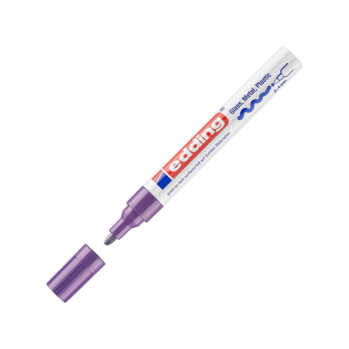 Edding e-750 boya markör mor 2-4 mm