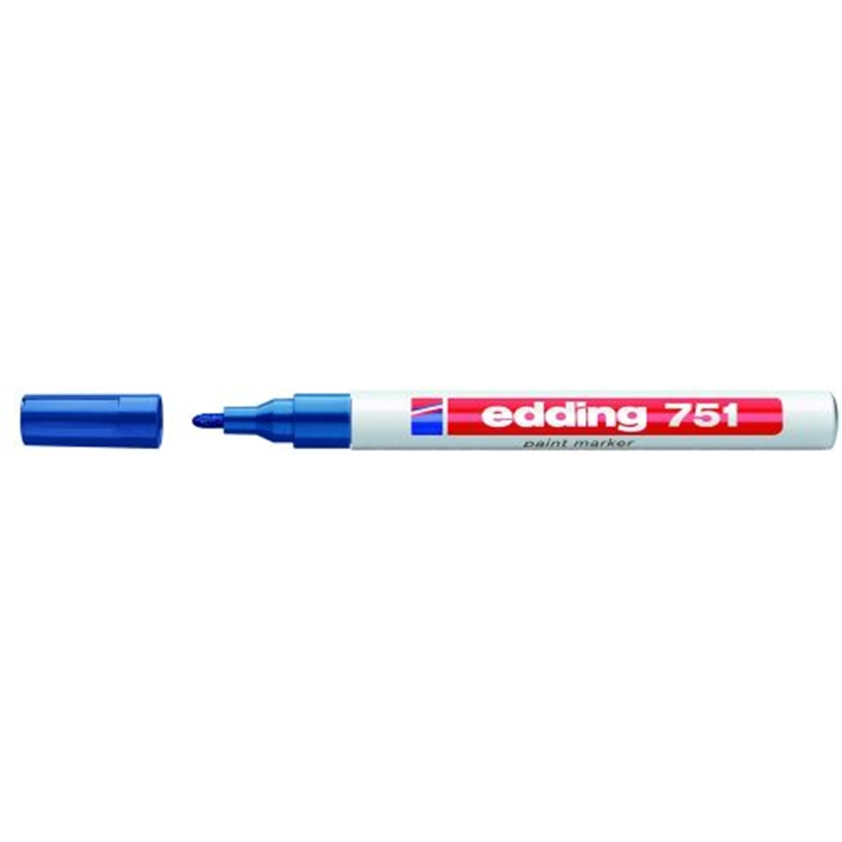 Edding e-751 boya markör kalem mavi 1-2 mm