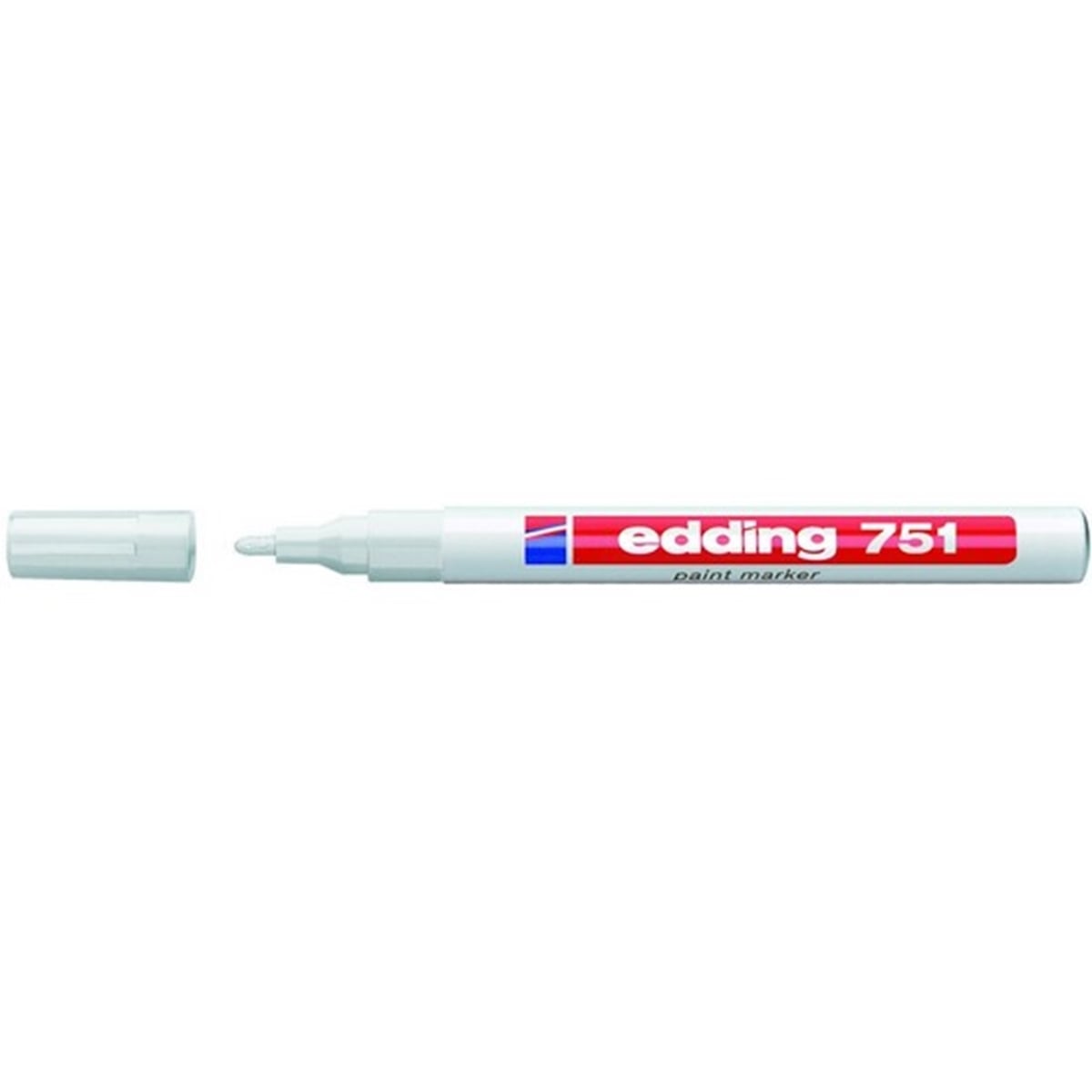 Edding e-751 boya markör kalem beyaz 1-2 mm