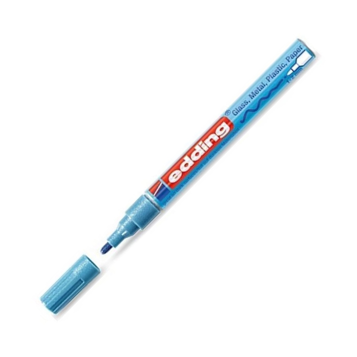 Edding e-751 boya markör metalik açık mavi 1-2 mm