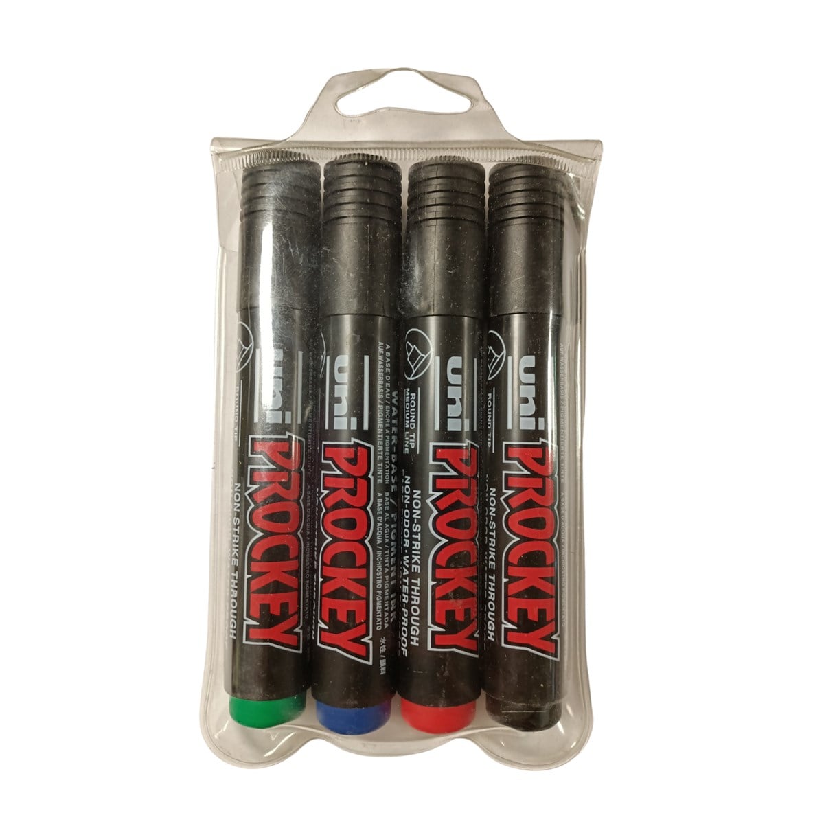 Uniball Prockey Su Bazlı Markör Yuvarlak Uç 4 Renk PM-122/4C