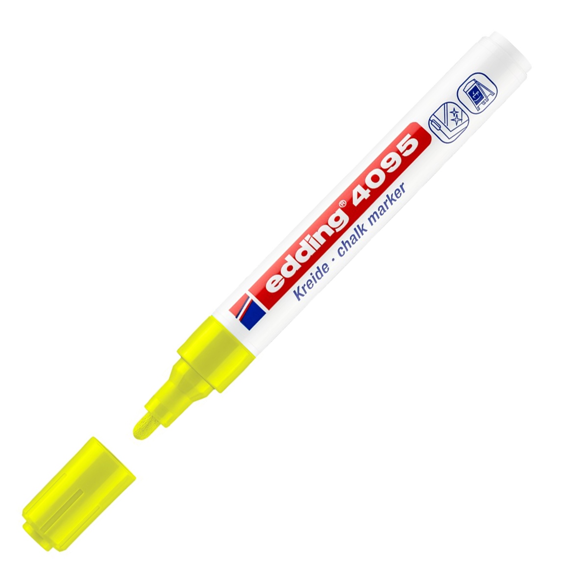 Edding E 4095 Cam Kalemi Fosforlu Sarı Renk