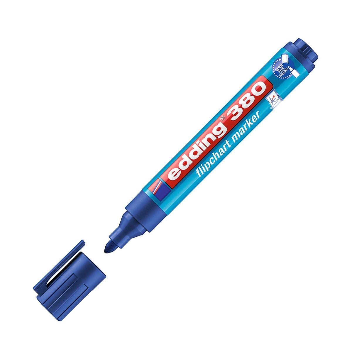 Edding E 380 Flipchart Kalemi Mavi Yuvarlak Uç