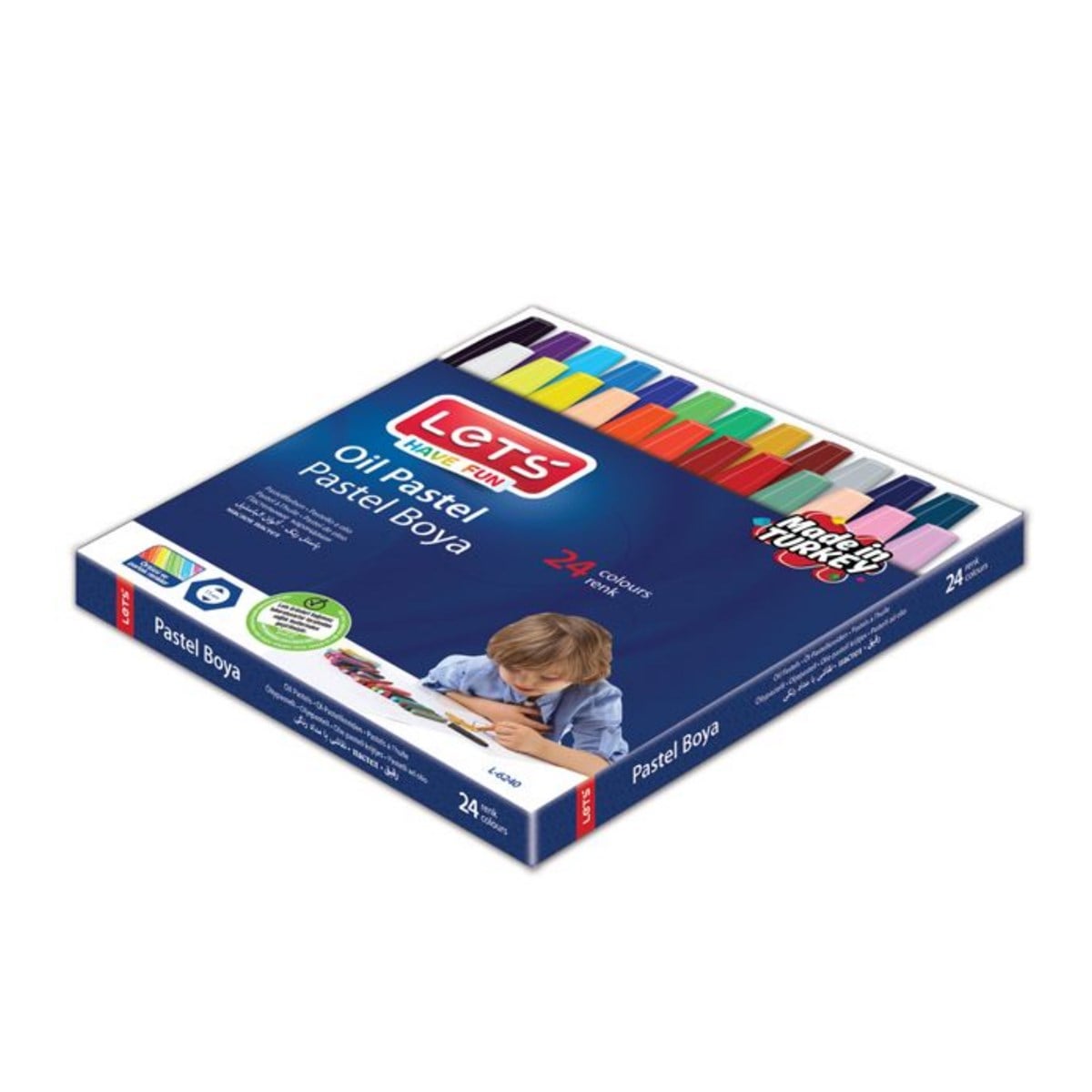 Lets 24 Renk Yağlı Pastel Boya L-6240
