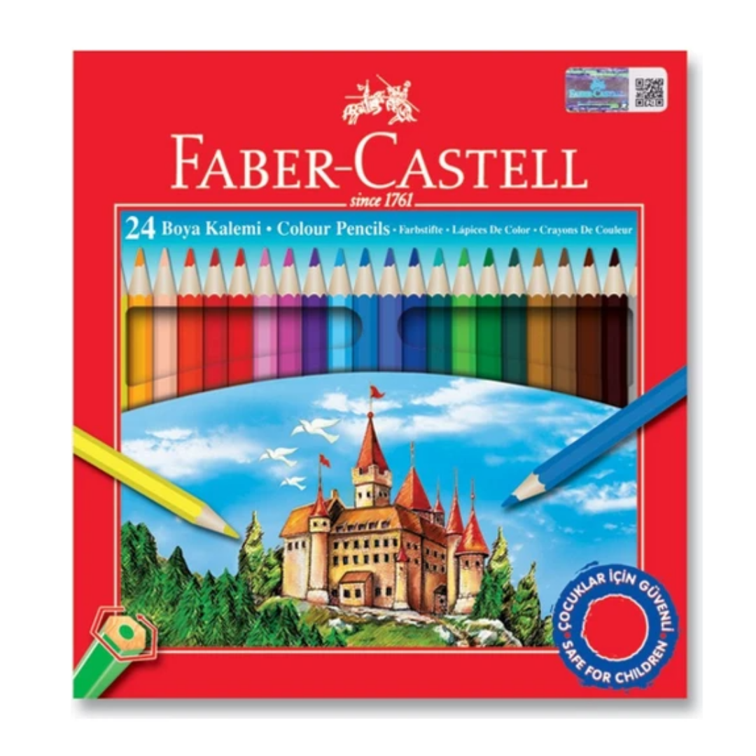 Faber Castell Kuru Boya 24'Lü Red Line Karton Kutu 116324
