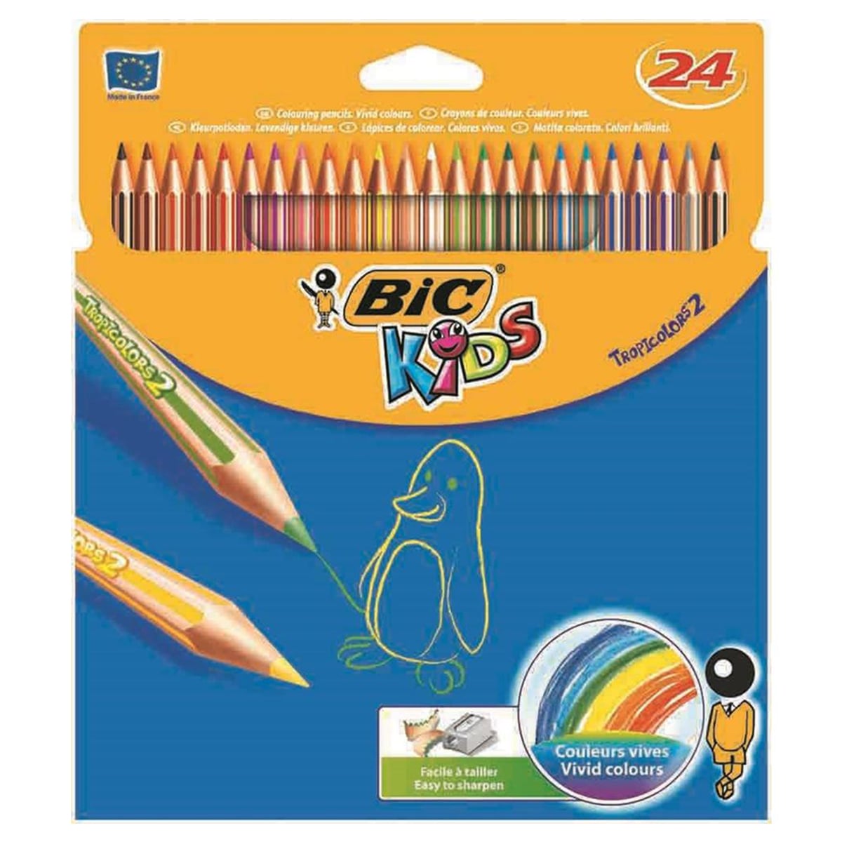 Bic Kuru Boya Kalemi 24 Renk Uzun Boy Kids Tropicolors 832567
