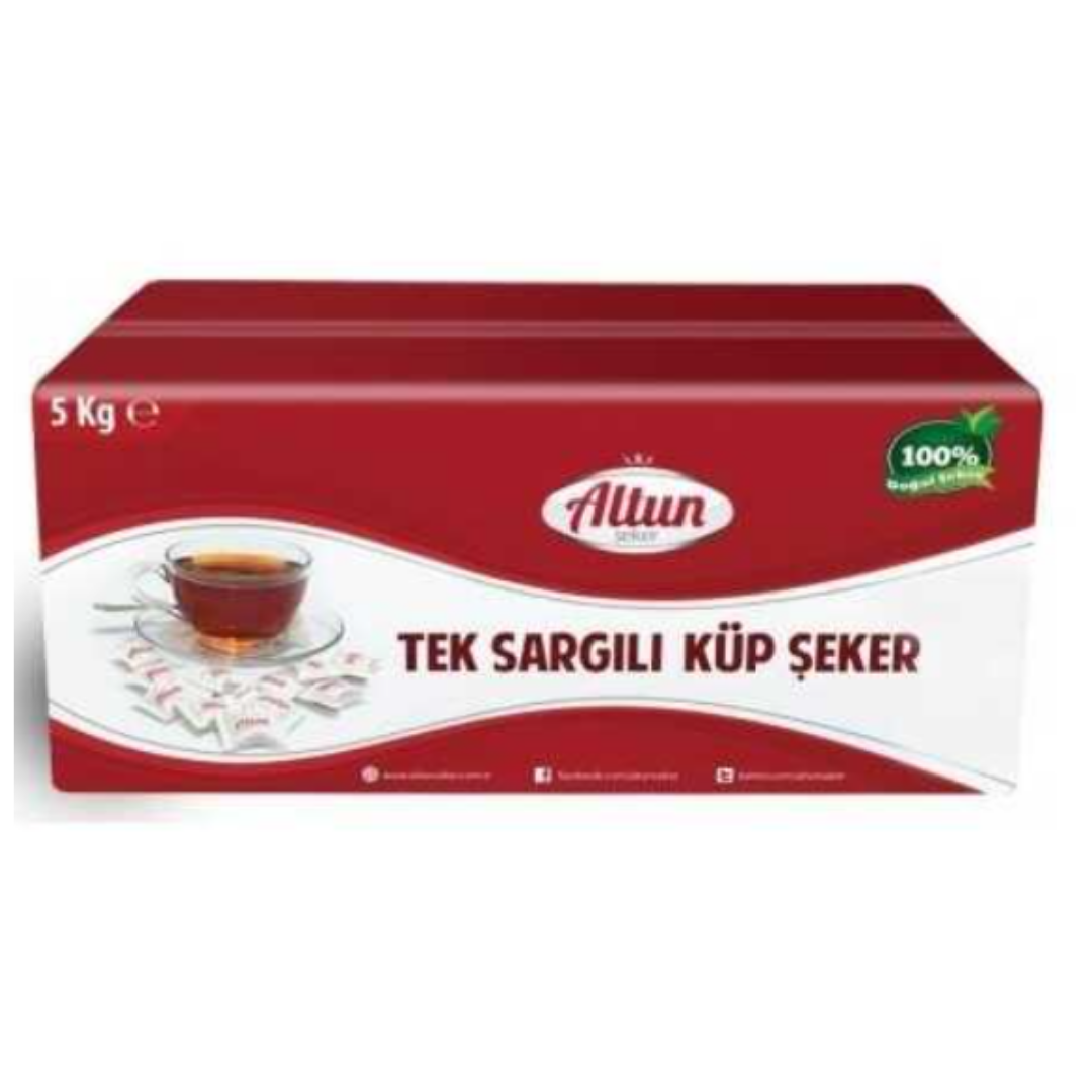 Altun Tek Sargılı Küp Şeker 5 Kg