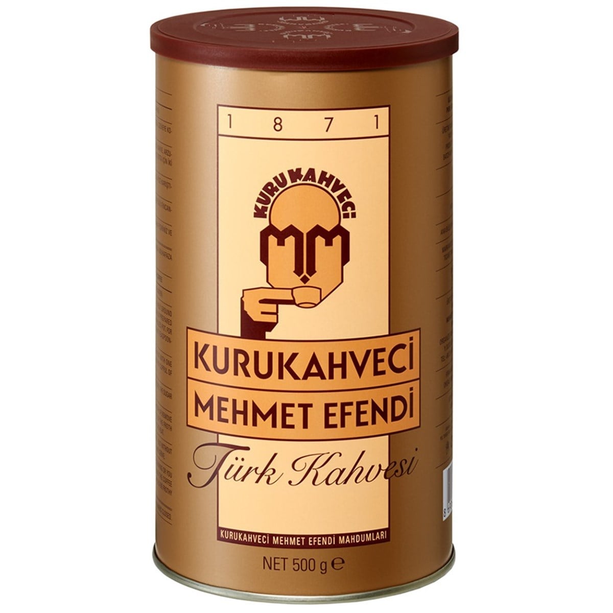 Kurukahveci Mehmet Efendi 500 gr Teneke Kutu Türk Kahvesi