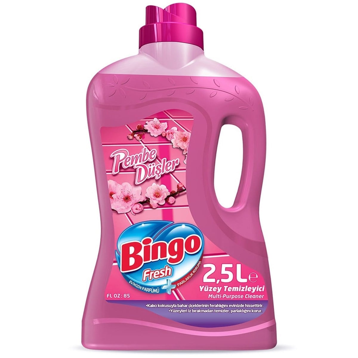 Bingo Fresh Pembe Düşler Yüzey Temizleyici 2,5 lt