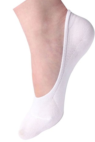 12 Çift Kadın Babet Çorabı Bayan Suba Spor Ayakkabı Çorap Beyaz