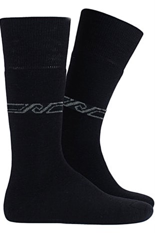 Prestige Termal Kışlık Yün Erkek Çorap Siyah
