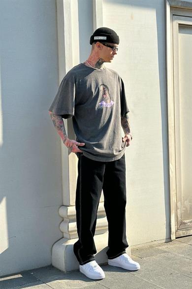 Acid Wash Acid Wash Travis Scott Oversize Tişört