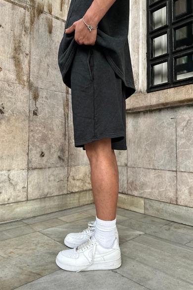 Acid Wash Basic E9 Relaxed Fit Şort