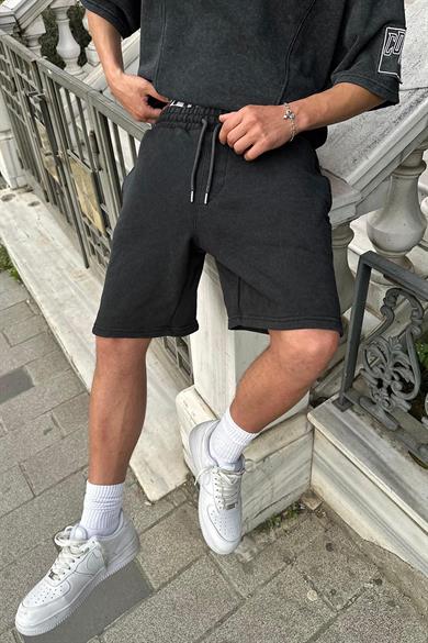 Acid Wash Basic E9 Relaxed Fit Şort