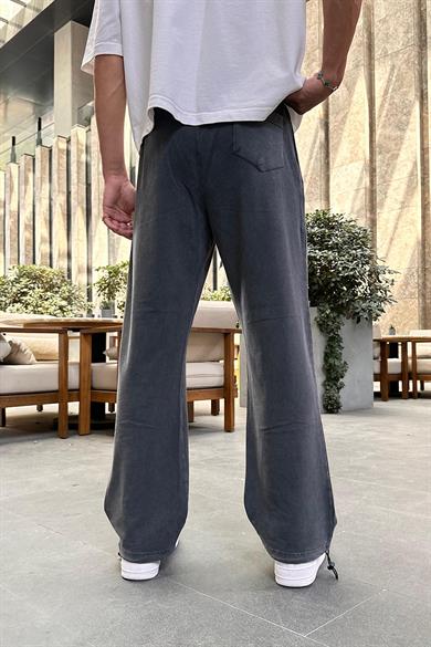 Acid Wash Basic Paçası Ayarlanabilir DL Baggy Eşofman