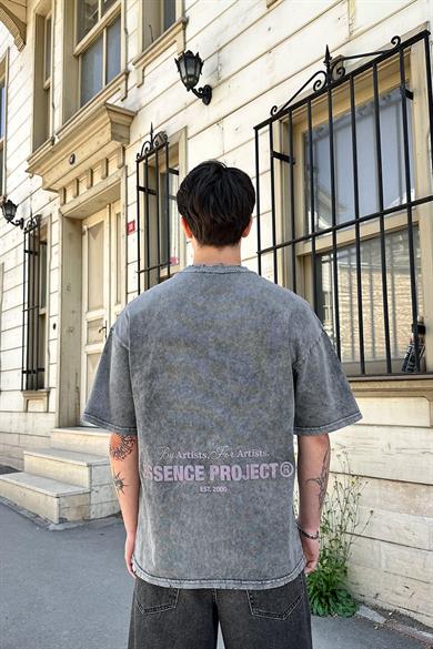 Acid Wash Project EE Oversize Tişört