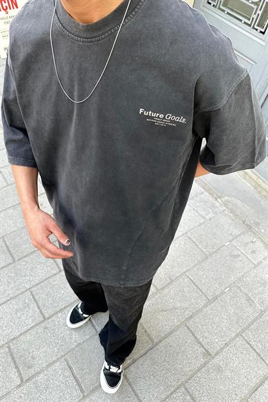 Acid Wash Real Future PH Oversize Tişört