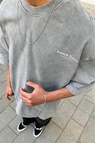 Acid Wash Real Future PH Oversize Tişört