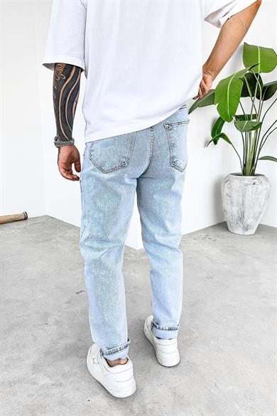 Açık Buz Mavi Basic Regular Pantolon