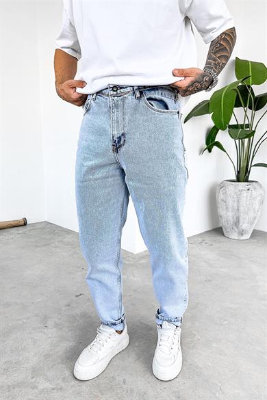 Açık Buz Mavi Basic Regular Pantolon