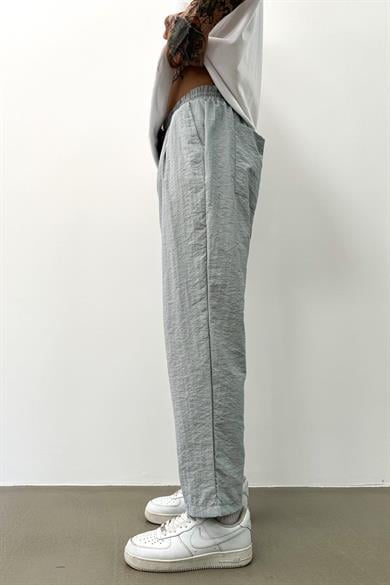 Açık Gri Açık Gri GRJ Paraşüt Relaxed Fit Pantolon