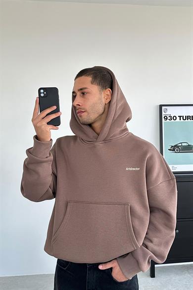 Açık Kahve Art Director Oversize Sweatshirt