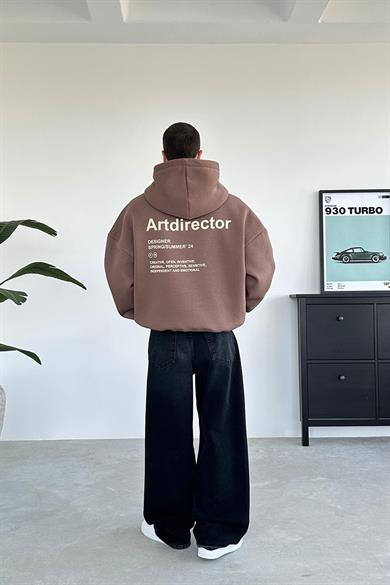 Açık Kahve Art Director Oversize Sweatshirt