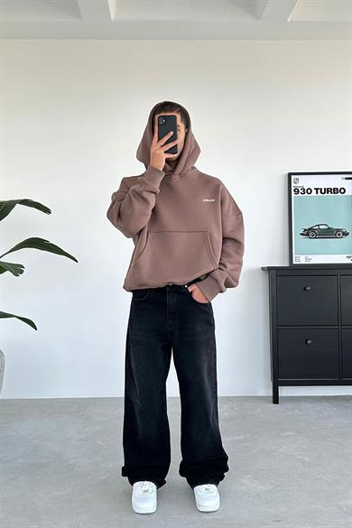 Açık Kahve Art Director Oversize Sweatshirt