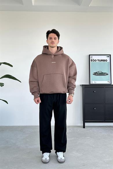 Açık Kahve Kartell Oversize Sweatshirt