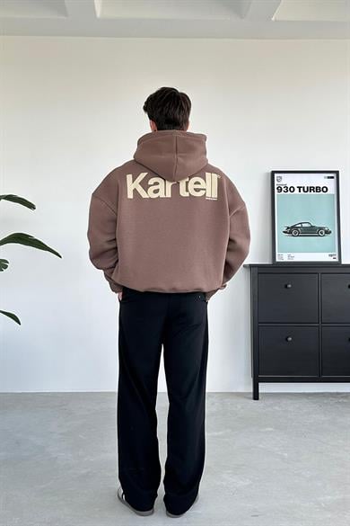 Açık Kahve Kartell Oversize Sweatshirt