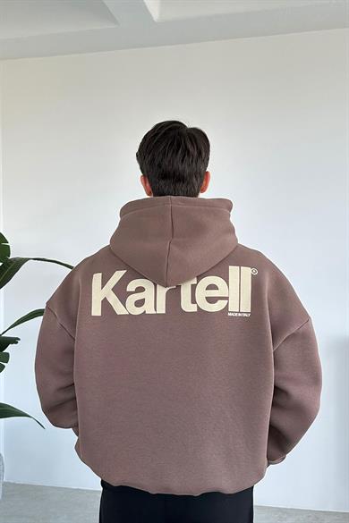 Açık Kahve Kartell Oversize Sweatshirt
