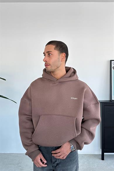 Açık Kahve Research Oversize Sweatshirt