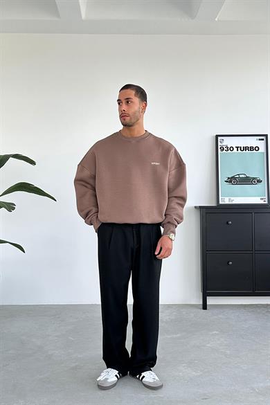 Açık Kahve Studios Creative Oversize Sweat