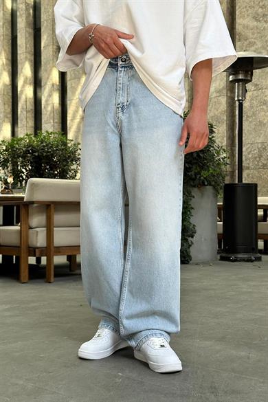 Açık Mavi Soft Açık  R22 DL Old School Baggy Pantolon