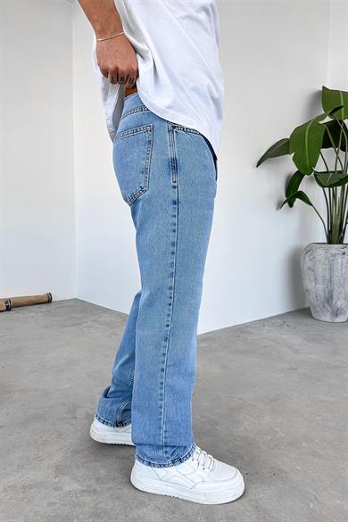 Açık Mavi Soft Degrade Premium Baggy Pantolon