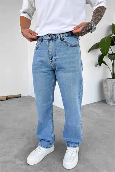 Açık Mavi Soft Degrade Premium Baggy Pantolon