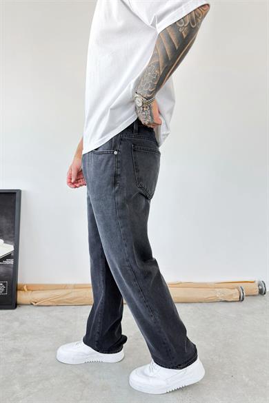 Antrasit Basic Baggy Pantolon