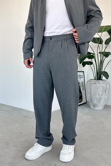 Antrasit Premium Relaxed Fit Kumaş Pantolon