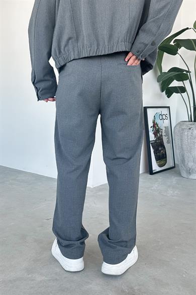 Antrasit Premium Relaxed Fit Kumaş Pantolon