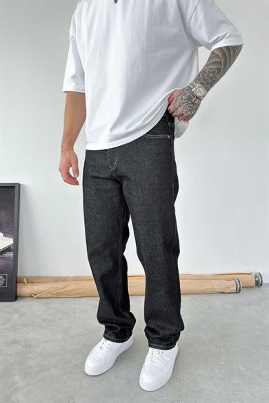 Antrasit Soft Degrade Baggy Pantolon