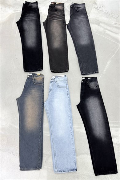 Antrasit Soft Degrade Basic Baggy Pantolon