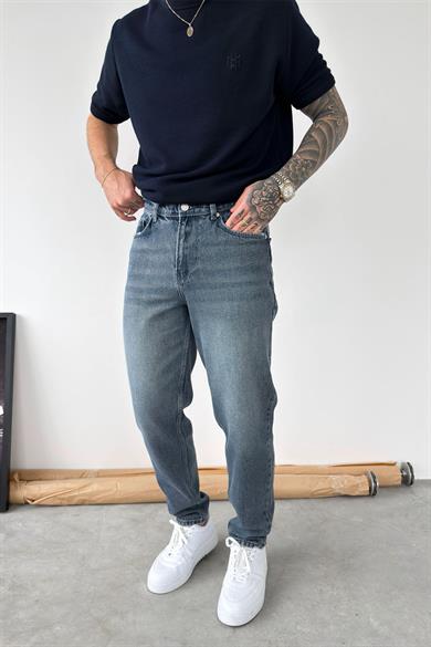 Antrasit Soft Degrade Boyfriend Pantolon