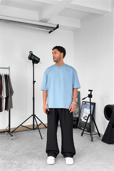 Bebe Mavi Cozy Basic Soft Oversize Tişört