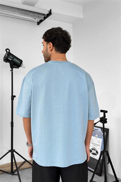 Bebe Mavi Cozy Basic Soft Oversize Tişört