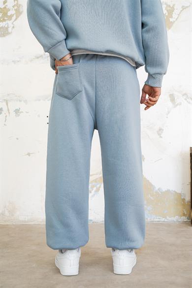 Bebe Mavisi Cozy Basic Paça Lastik Oversize Eşofman