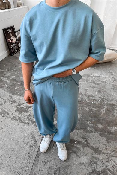 Bebe Mavisi Cozy Premium Basic Paça Lastik Eşofman